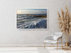 Tel Aviv Old Sea Port — Israeli Holy Land Seascape Waves Photography