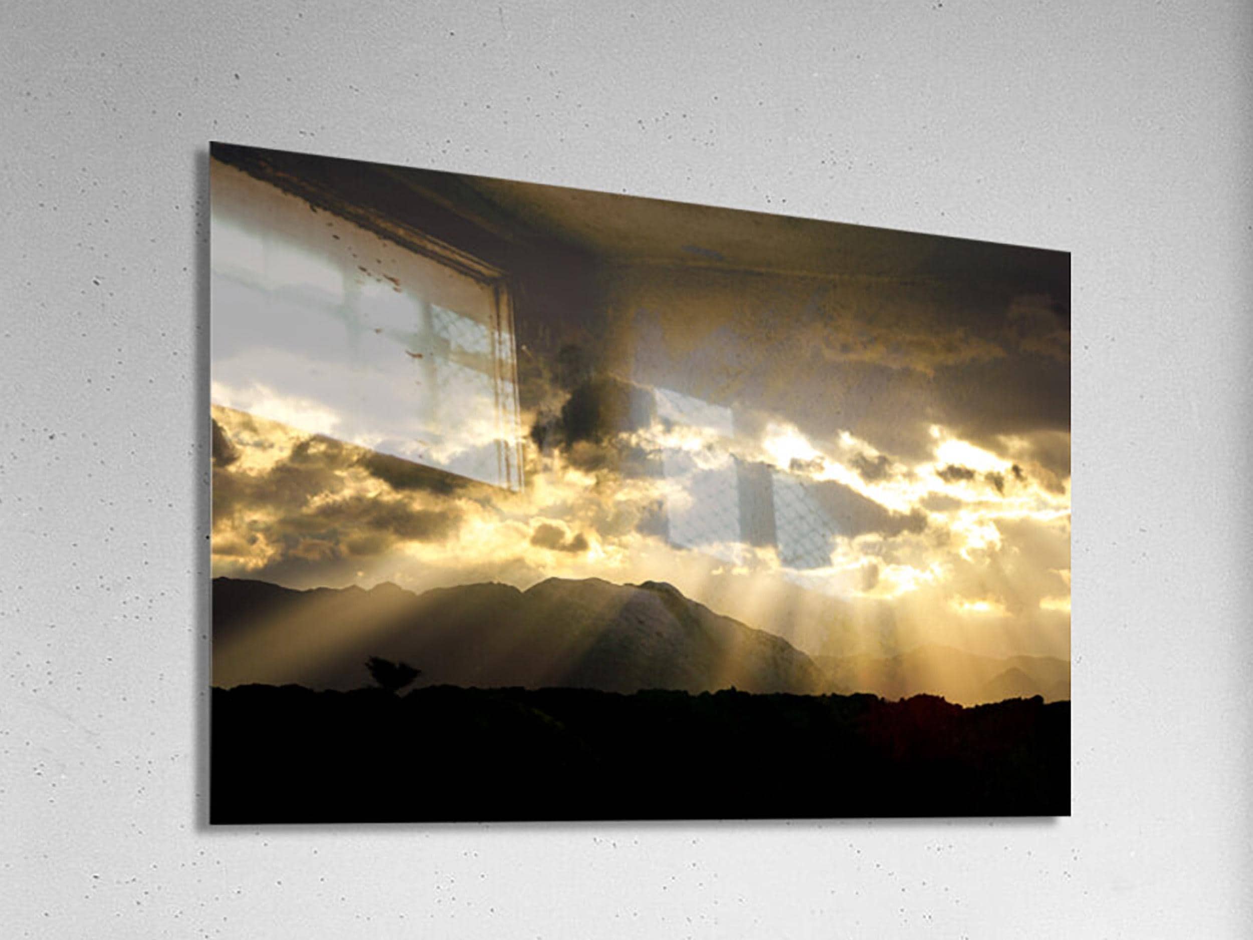 Dramatic Sky and Israeli Holy Land Desert Mountains Sunrise Landscape