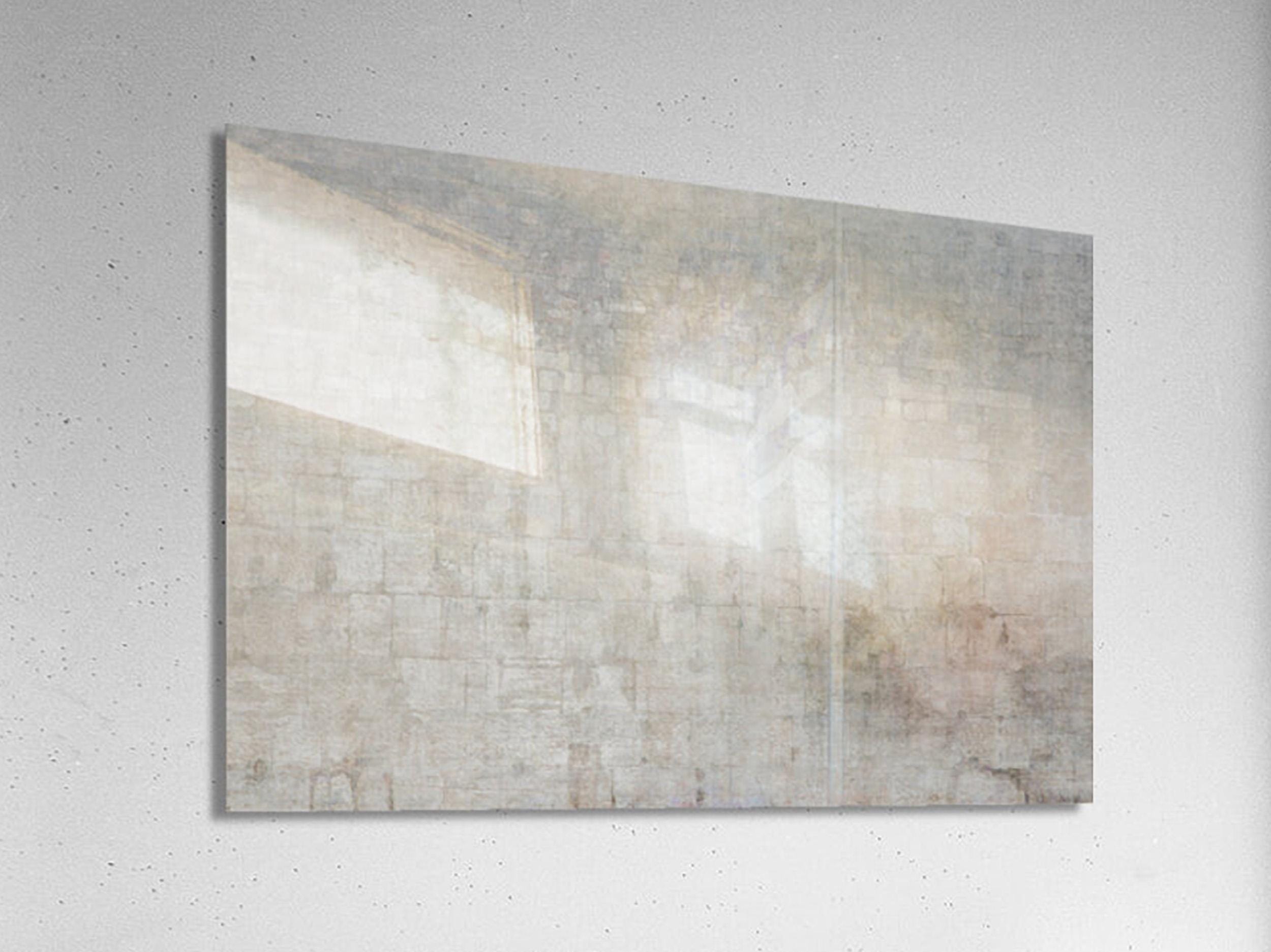 Jewish Kotel Wall Art Painting — the Israeli Flag with the Western Wall (Kosel)