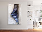 Jerusalem Kotel Western Wall Stone Gap — Israeli Holy Land Map Frame Filled with Prayer Paper Notes