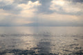 Holy Sea of Galilee Sunrise Painting — Israeli Holy Land Kinneret Tiberias Lake