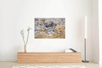 Kotel Wall Art Print: Nested Prayer Paper Notes In a Western Wall Stone