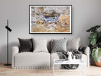 Kotel Wall Art Print: Nested Prayer Paper Notes In a Western Wall Stone