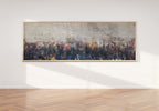Panoramic Kotel Wall Art Painting Print - Jewish Prayers at the Western Wall - Kosel