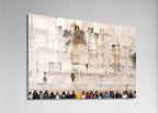 Women Praying at the Kotel Western Wall with Pigeons in Gaps — Am Israel Chai