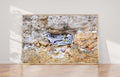 Kotel Wall Art Print: Nested Prayer Paper Notes In a Western Wall Stone