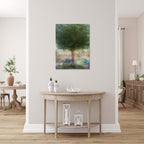 Holy Land Colorful Tree Impressionist Painting