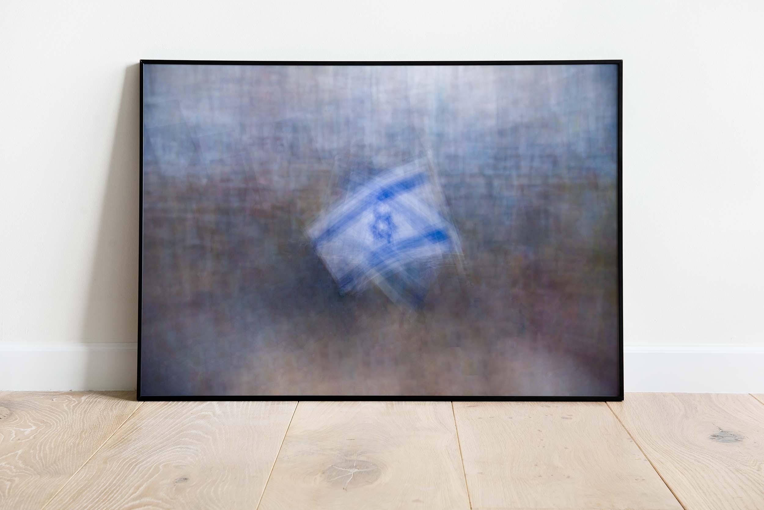 Israeli Flags Impressionist Painting — Israel Between Heaven and Earth