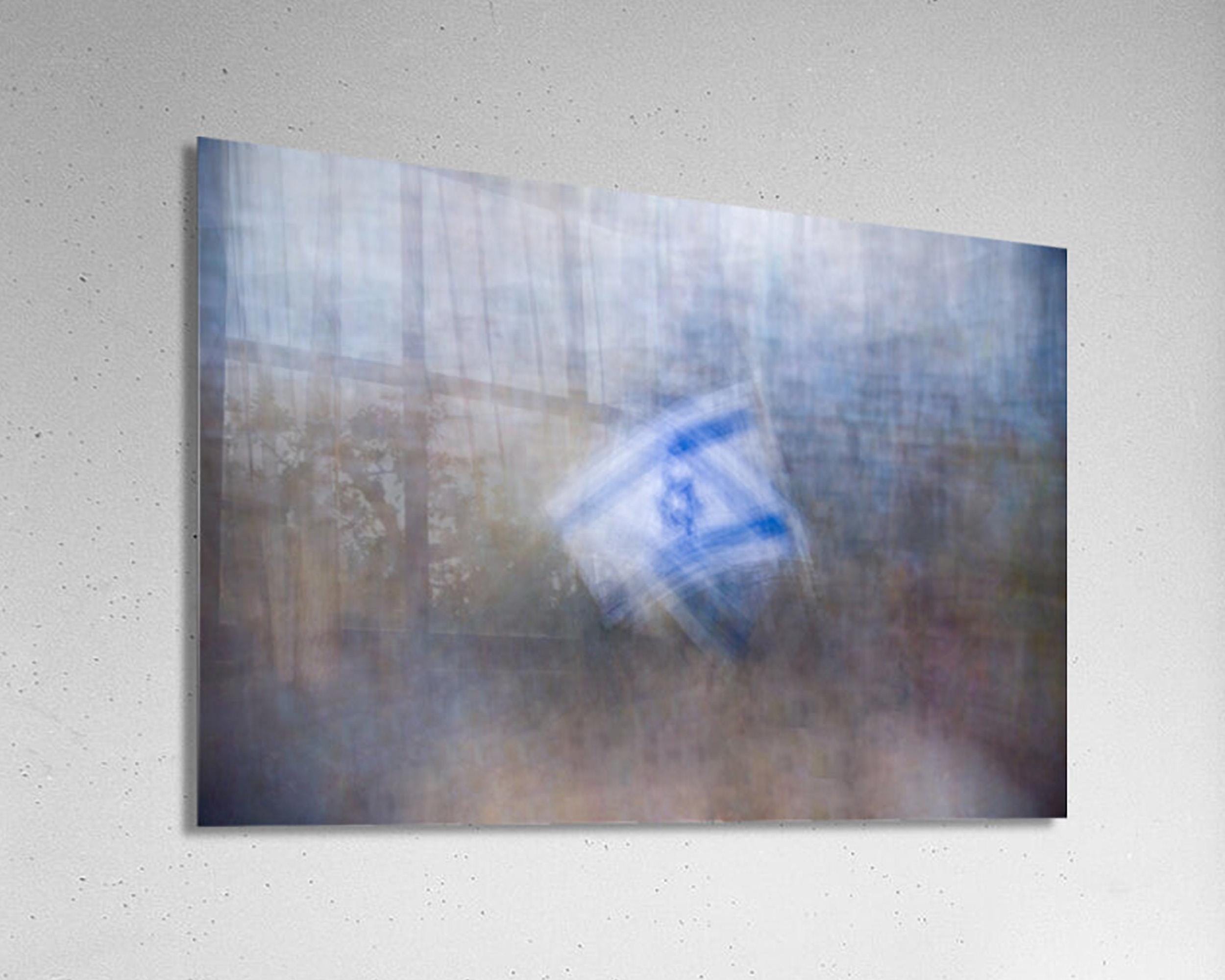 Israeli Flags Impressionist Painting — Israel Between Heaven and Earth