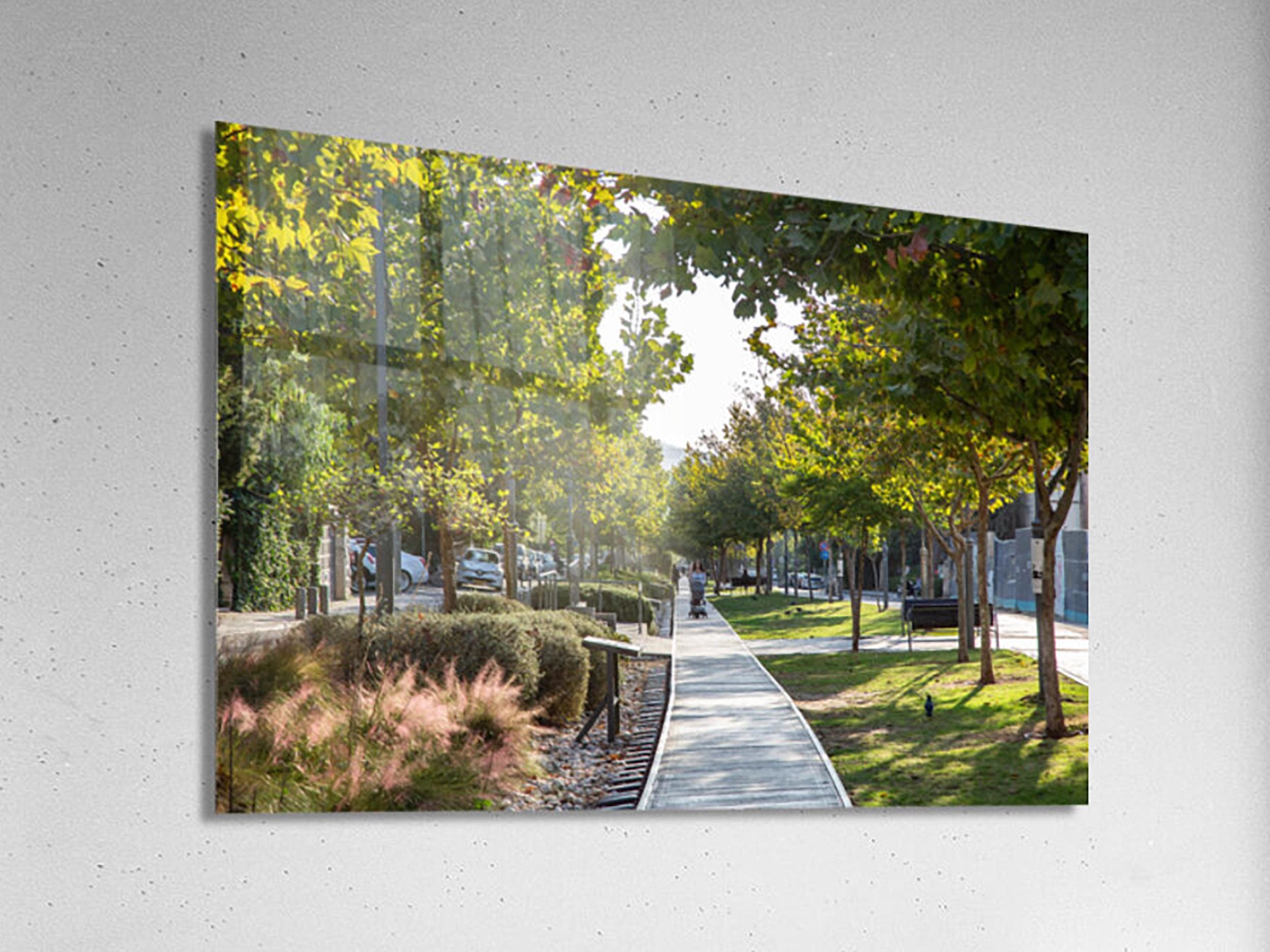 Pedestrian Path on the Old Train Rails in Emek Refaim — German Colony — Rakevet Park