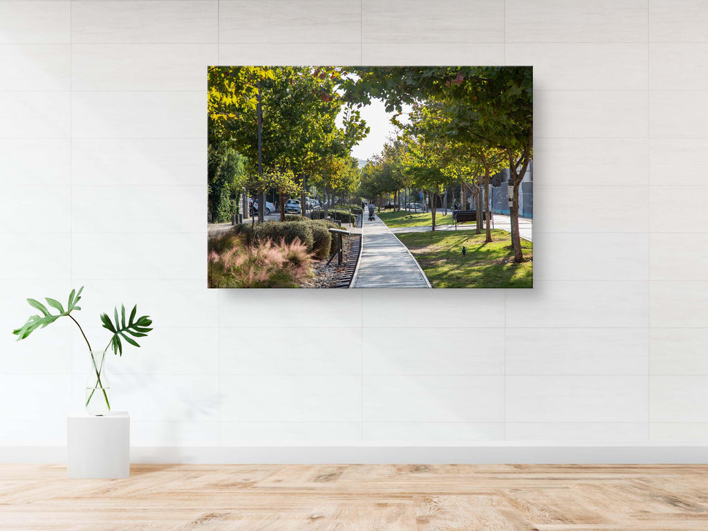 Pedestrian Path on the Old Train Rails in Emek Refaim — German Colony — Rakevet Park