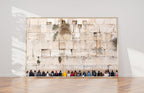 Women Praying at the Kotel Western Wall with Pigeons in Gaps — Am Israel Chai