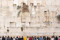 Women Praying at the Kotel Western Wall with Pigeons in Gaps — Am Israel Chai