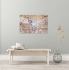 Stone of the Kotel Western Wall with Colorful Prayer Paper Notes