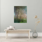 Holy Land Almond Tree Impressionist Painting — Jerusalem Almond Blossom