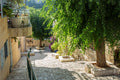 Jerusalem Pedestrian Street with Stairs and Trees — Yamin Moshe Neighborhood