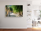 Jerusalem Pedestrian Street with Stairs and Trees — Yamin Moshe Neighborhood