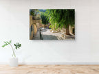Jerusalem Pedestrian Street with Stairs and Trees — Yamin Moshe Neighborhood