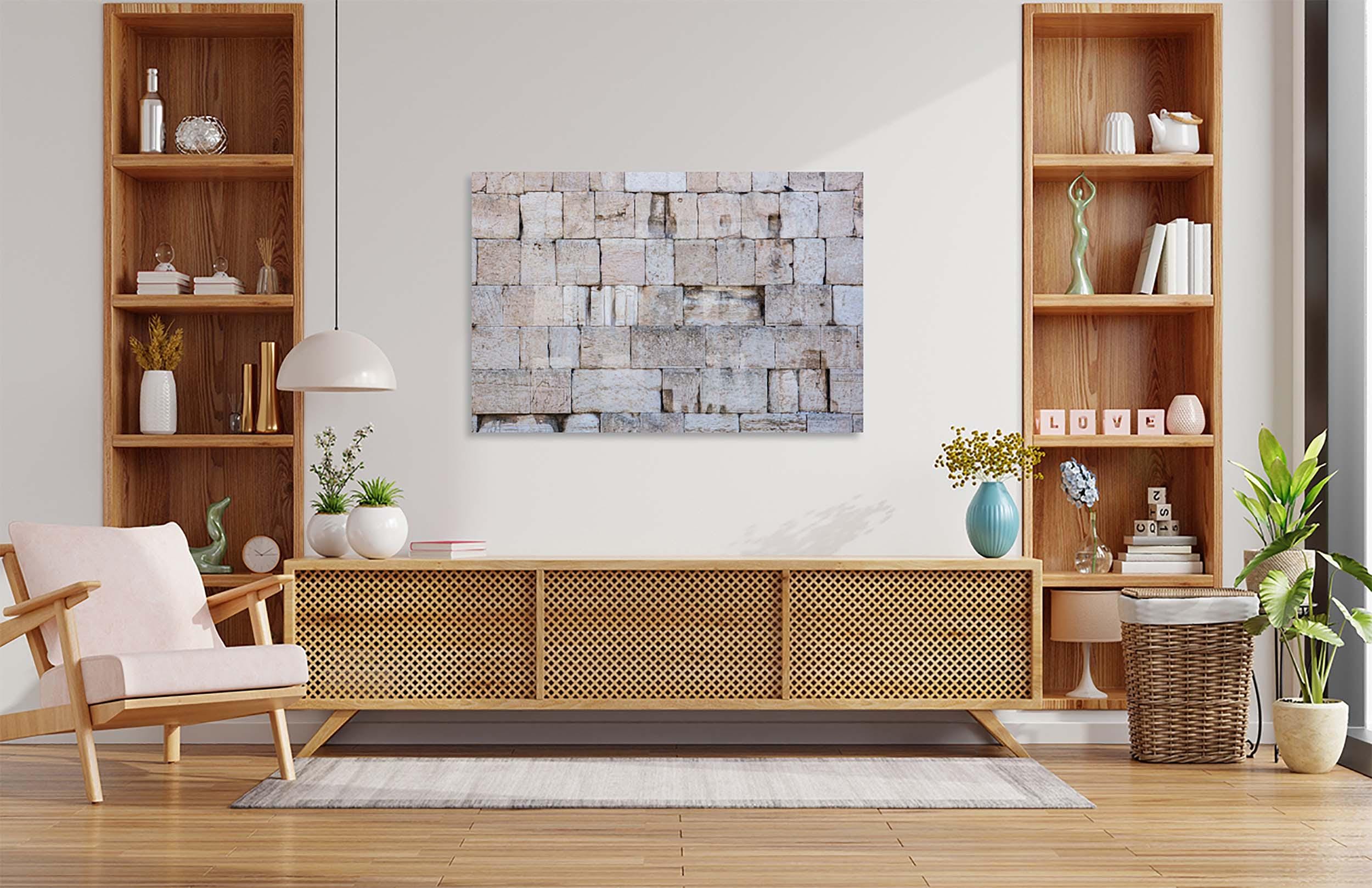 Jewish Kotel Wall Art - Stones of Western Wall - Morning at the Jerusalem Kosel Wailing Wall