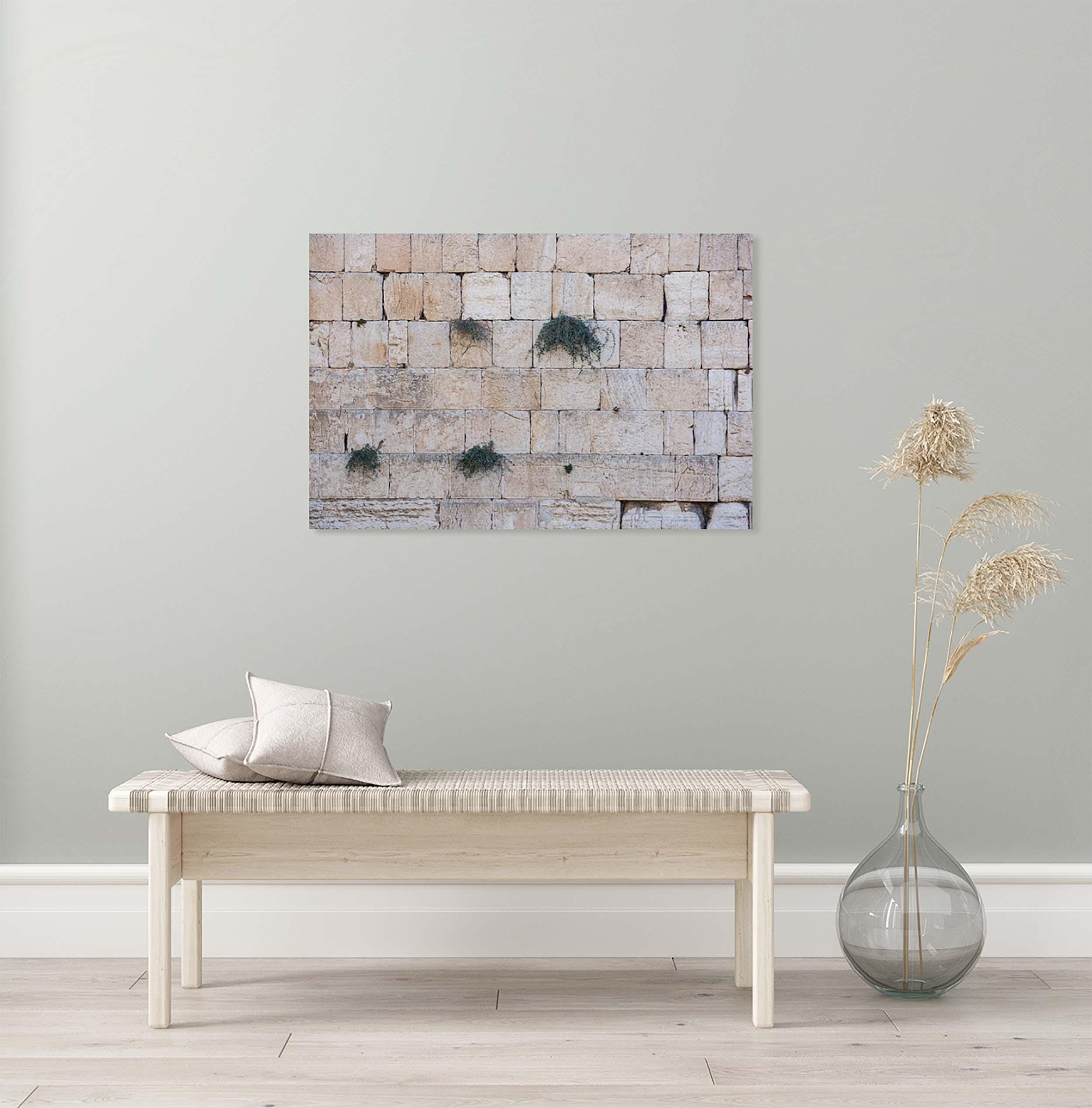 Jerusalem Kotel Western Wall with Bush