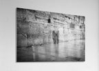 Black and White Two IDF Soldiers Praying at the Kotel Western Wall