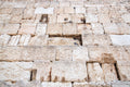 Jerusalem Kotel Western Wall with Pigeons on Stones