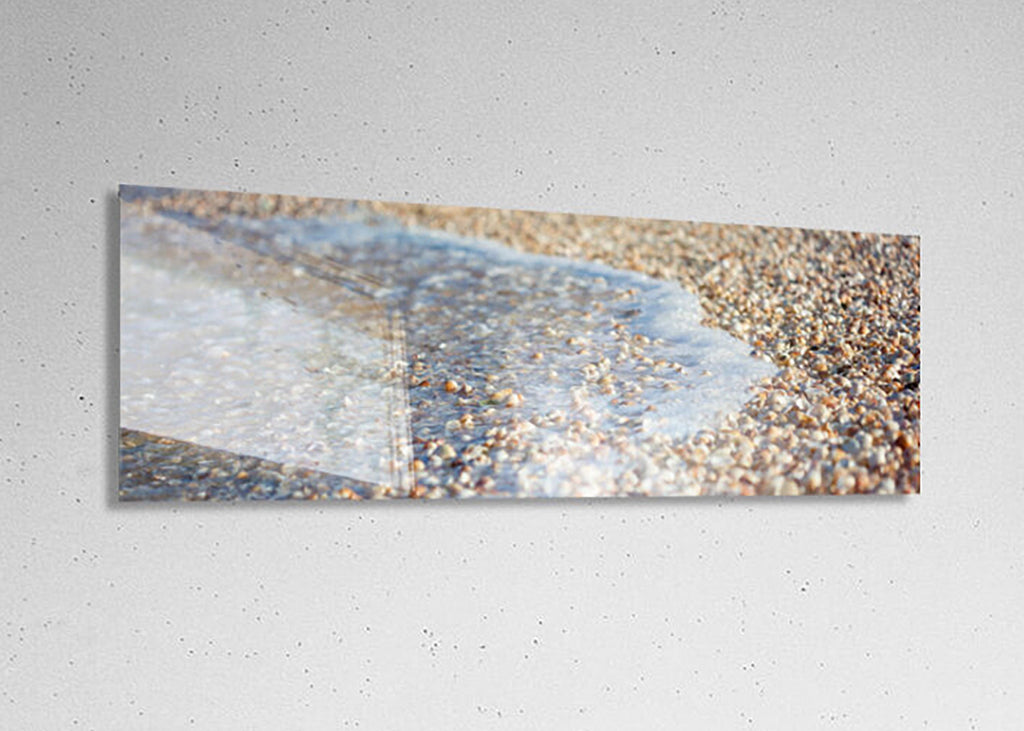 Panoramic Israeli Holy Land Beach and Shells — Coastal Mediterranean Sea Photography