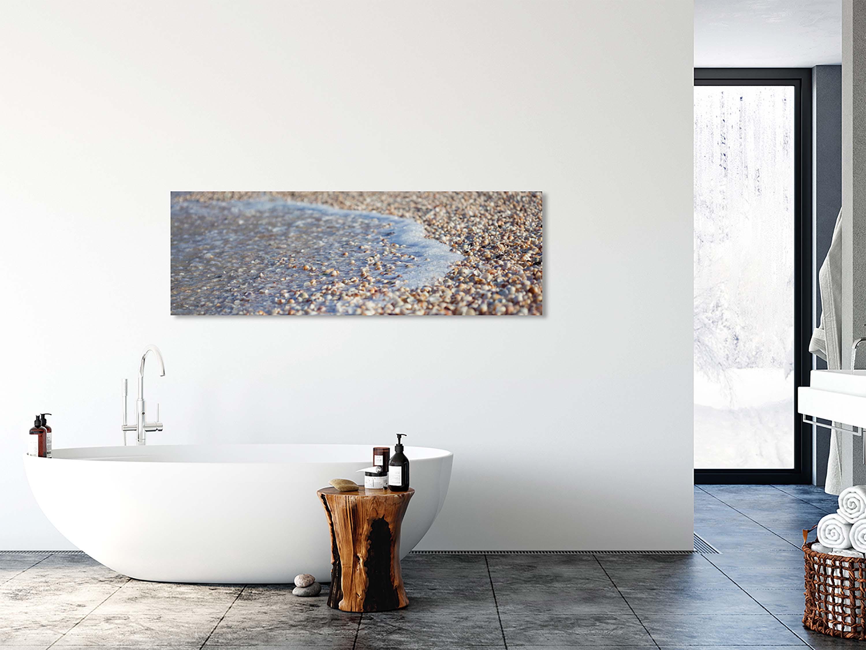 Panoramic Israeli Holy Land Beach and Shells — Coastal Mediterranean Sea Photography