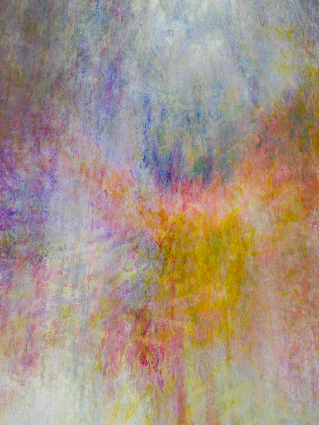 Abstract Multicolored Impressionist Holy Land — Jerusalem Temple