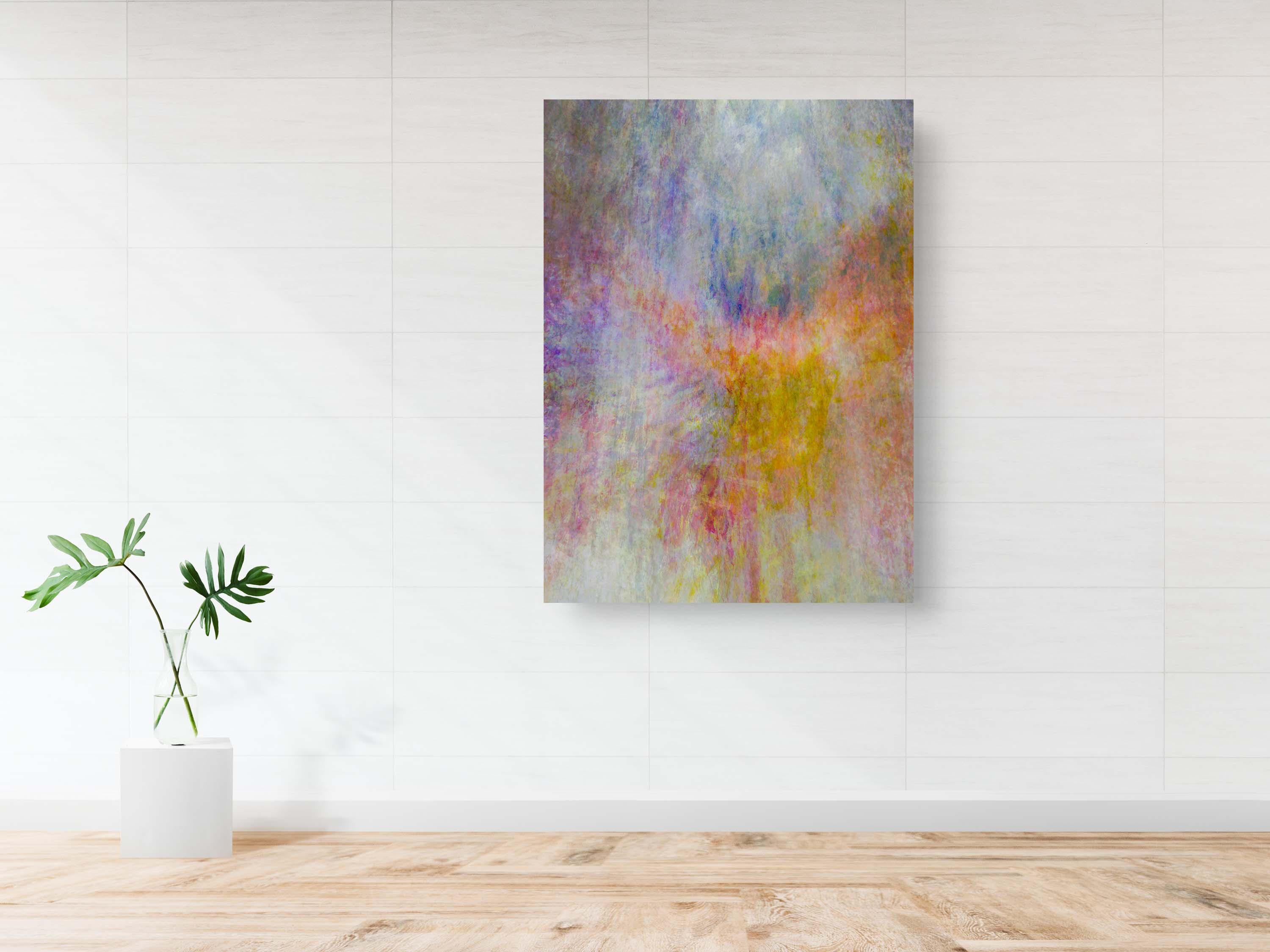 Abstract Multicolored Impressionist Holy Land — Jerusalem Temple