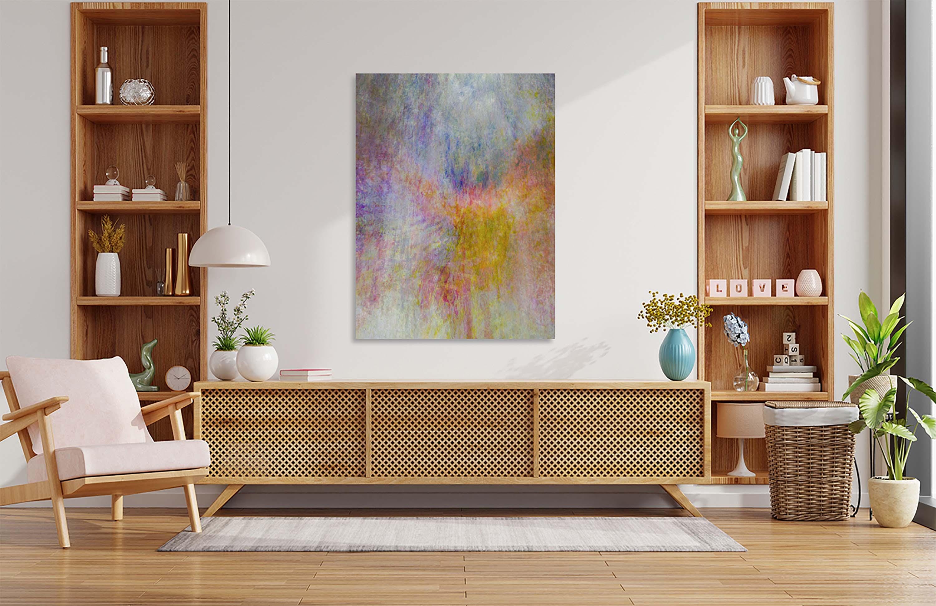 Abstract Multicolored Impressionist Holy Land — Jerusalem Temple