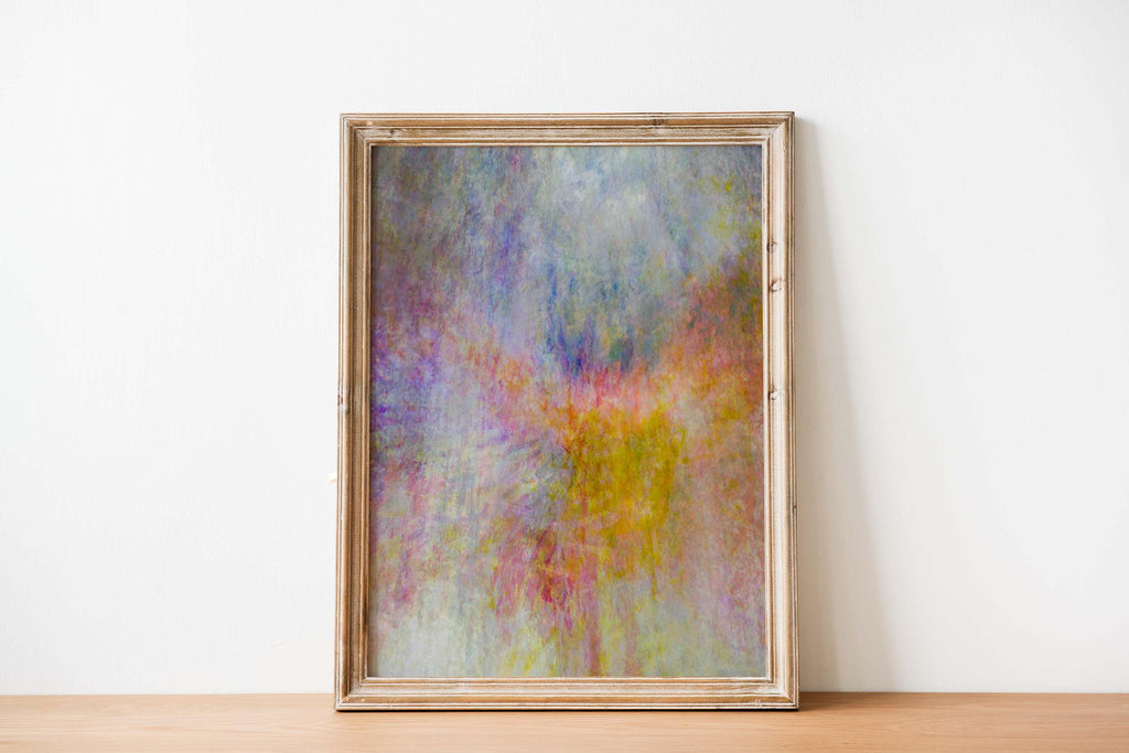 Abstract Multicolored Impressionist Holy Land — Jerusalem Temple