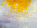 Divine Golden Light Over the Jewish Temple Mount — Abstract Jerusalem Sunrise Painting