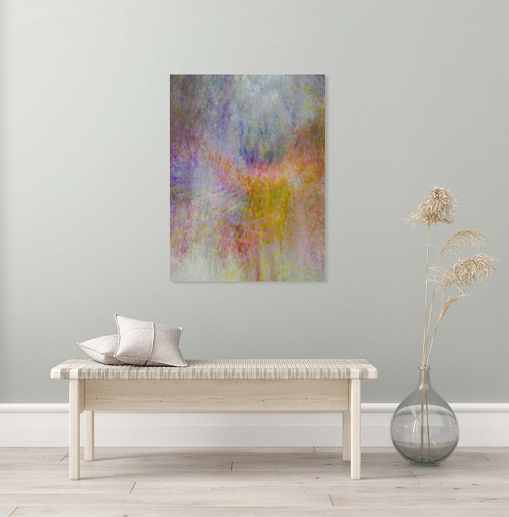 Abstract Multicolored Impressionist Holy Land — Jerusalem Temple