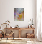 Abstract Multicolored Impressionist Holy Land — Jerusalem Temple