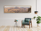 Israeli Holy Land Negev Desert Mountains Sunset Panoramic Landscape - Ramon Crater