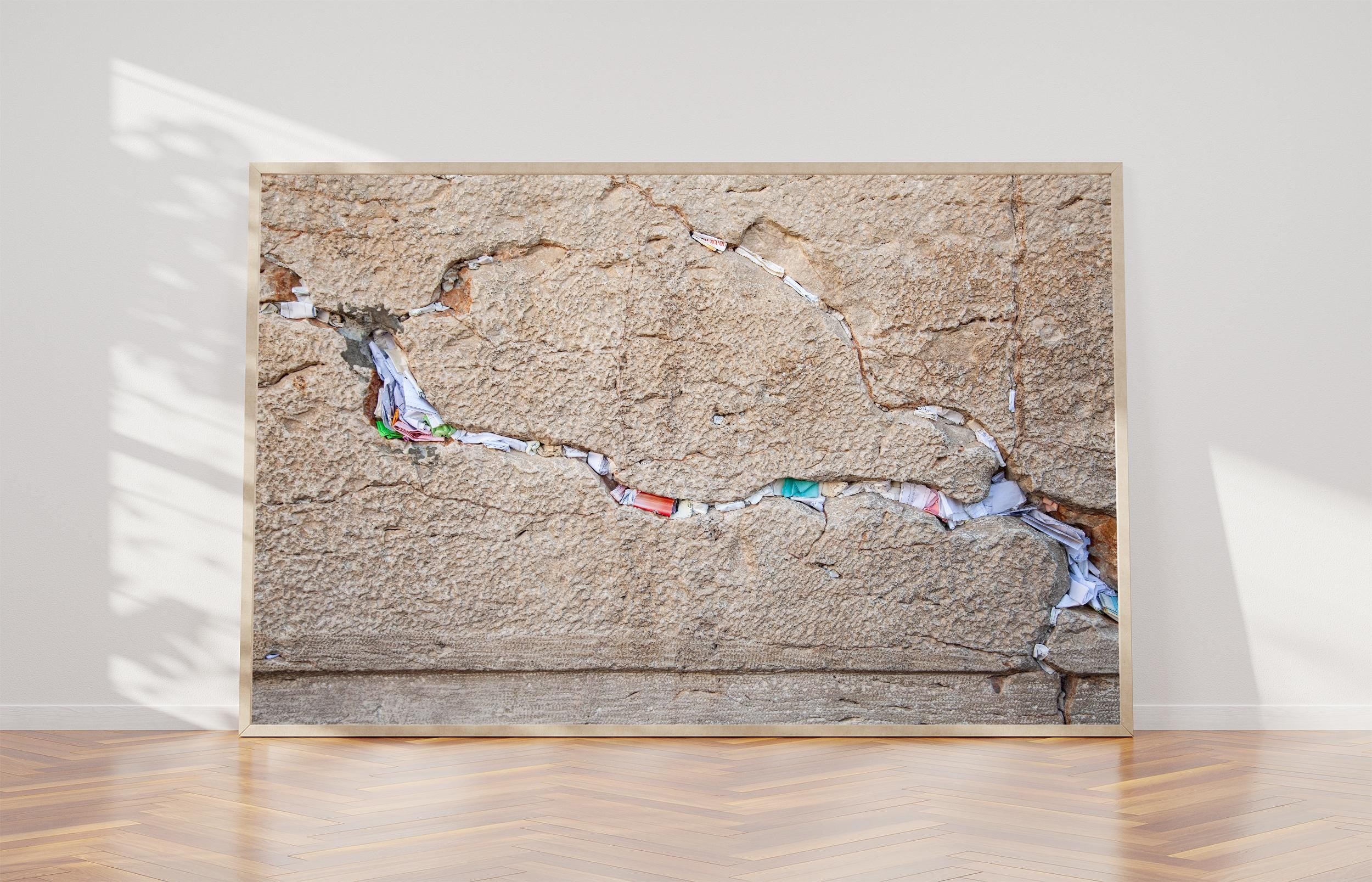 Jerusalem Kotel Western Wall Triptych: Prayer Notes