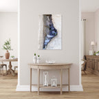 Jerusalem Kotel Western Wall Painting Print: Prayer Paper Notes in a Stone Gap