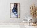 Kotel Western Wall Painting Print: Prayer Paper Notes with Israel Map Frame