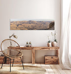 Israeli Holy Land Negev Desert Mountains Sunset Panoramic Landscape - Ramon Crater