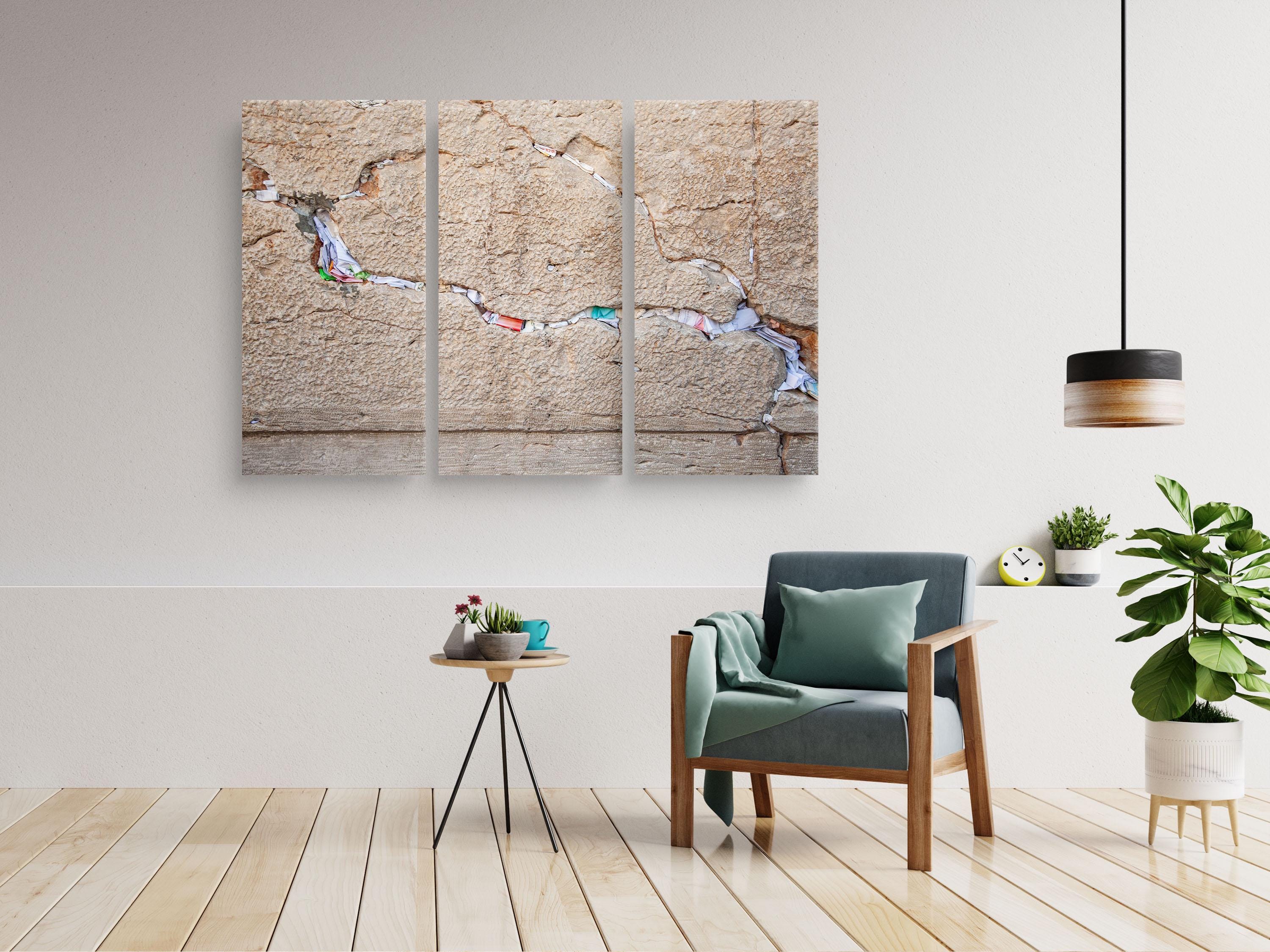Jerusalem Kotel Western Wall Triptych: Prayer Notes