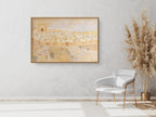 Jerusalem Old City Temple Mount Painting Print, Biblical Pilgrimage Wall Art